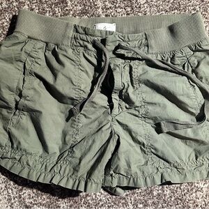 Lou & Grey Sage Green Shorts
